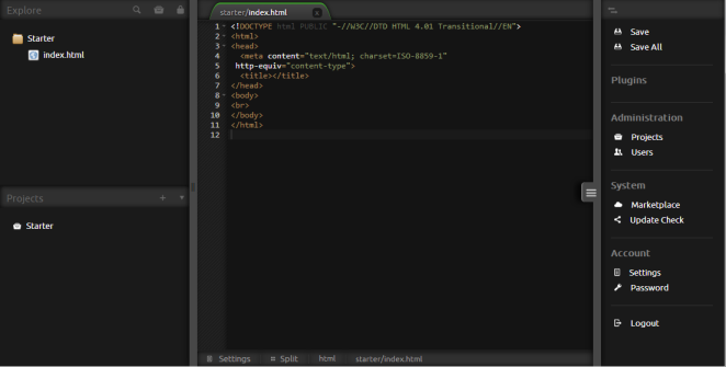 codiad IDE